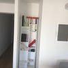 Armario pequeño (estantes y puertas) y estanterías para el salón