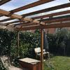 Lijar y barnizar pergola de madera aprox 2m alto, 6m ancho, 3 m largo
