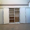 Instalar armario de aluminio blanco exterior, hermetico