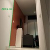 Puerta plegable pvc blanca 220x99cm