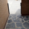 Puerta exterior acabado pintura forja