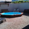 Piscina natural y regadio del patio (320m2 con 150 a regar en goteo)