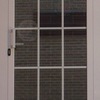 Puerta exterior aluminio/ pvc blanca