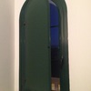 Ventana de aluminio verde