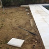 Solera de hormigon en jardin