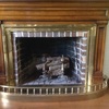 Puerta de cristal para chimenea francesa