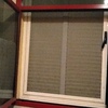 Quitar contraventana de aluminio y colocar persiana enrollable de pvc son dos huecos de 150cm por 150