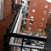 Cierre de terraza con pvc o aluminio blanco y arriba acristalado