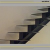 Escalera exterior de hierro