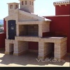 Construir barbacoa con horno en jardín