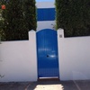 Puerta de aluminio de color