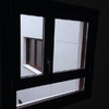 visillos para ventana de madera