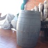 Mesa de cristal en forma de donut para barril de vino de 225litros