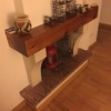Reforma chimenea para colocar tv encima