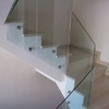 Barandillas de cristal escaleras interiores
