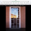Puerta pvc blanca exterior