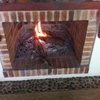 Cristal y marco para chimenea