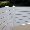 Valla aluminio o hierro blanca