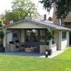 Casa madera terraza
