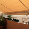 Limpieza toldo terraza atico
