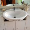 Encimera marmol blanco para lavabo roca