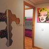 Luz en tabique salen habitación interior
