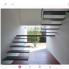 Escaleras metal volada