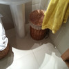 Revestimiento con microcemento suelo de lavabo de 4,50m2