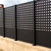 Instalar verja metálica perforada 1 m