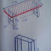 Poner patas hierro para mesa de comedor