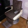 Tapizar sillón de barbero en piel