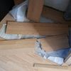 Colocacion lamas que fueron rotas al reparar una fuga de agua