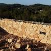 Construccion muro piedra seca