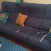 Tapizar sofa de tres asientos mas cheeslone