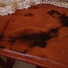 Reparación mueble quemado