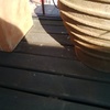 Limpieza de terraza bajo tarima