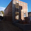 Proyectado poliuretano fachada