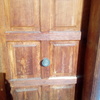Arreglo puerta exterior madera adosado
