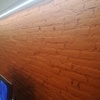Restauración pared obra vista antigua