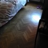 Acuchillado y barnizado parquet , rodapie, puertas
