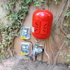 Construccion caseta / armario en zona jardin