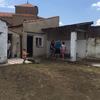 Hormigón en un patio de una casa de pueblo