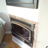 Poner un marco metálico/hierro en chimenea