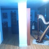 Mueble pladur con armario y cajones madera por abajo