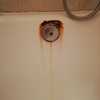 Esmaltado de bañera de 120 cm con pequeño desconchado