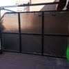 Cerramiento / celosia para terraza en aluminio / metal / pvc