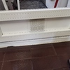 Reparar puerta aluminio cocina (cristal + cierre inferior)