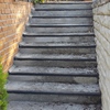 Solar escalera de jardín
