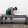 Fabricar asiento y respaldos para estructura de sofá exterior más chaislonge