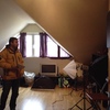 Cortina vertical ventana triangular